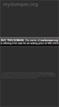 Mobile Screenshot of mydumper.org